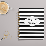 Load image into Gallery viewer, Black &amp; white IVF planner