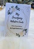 Load image into Gallery viewer, Surrogacy Milestone cards: White Floral design