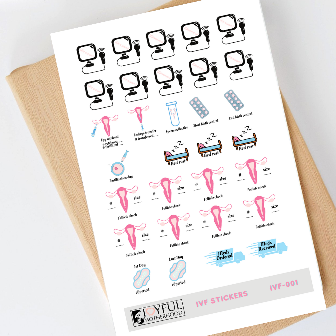 IVF sticker sheet set