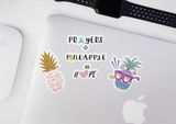 Load image into Gallery viewer, IVF pineapple decal sticker set