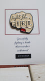 Load image into Gallery viewer, Fight like a girl enamel pin
