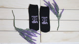 Load image into Gallery viewer, Positive vibes transfer day socks