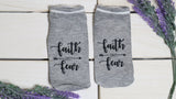 Load image into Gallery viewer, Faith over fear transfer days socks